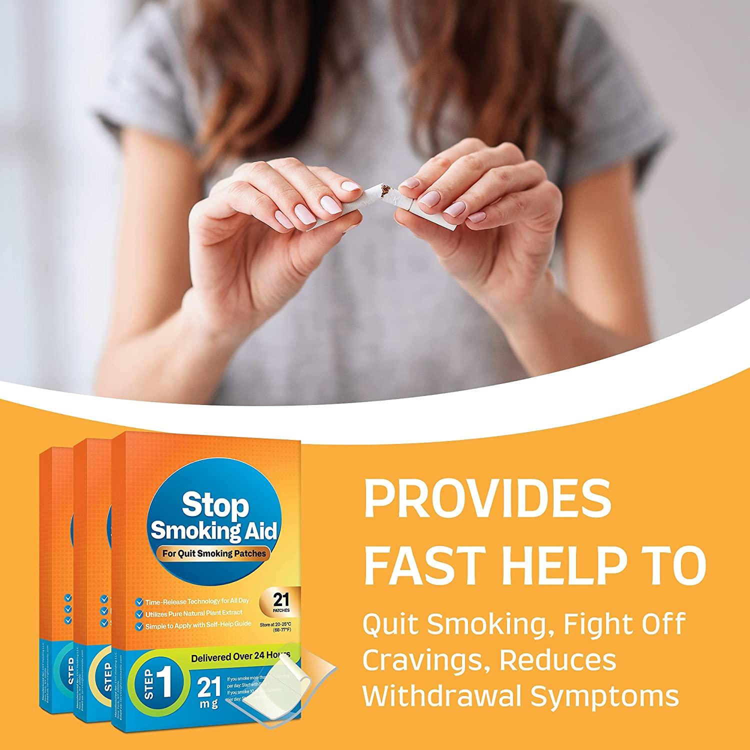 Neenoxtub Smoking Aid Stop Smoking Patches to Quit Smoking Step 1, Easy and Effective Anti