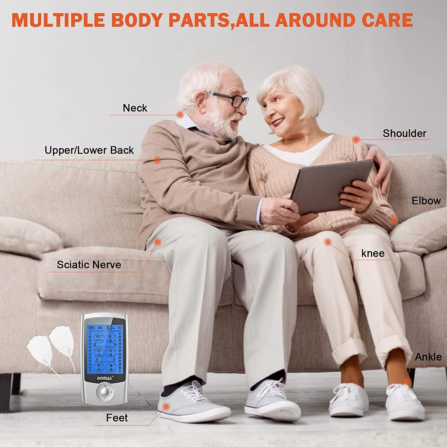 TENS EMS Unit Muscle Stimulator Therapy 24 Modes Electronic Pulse