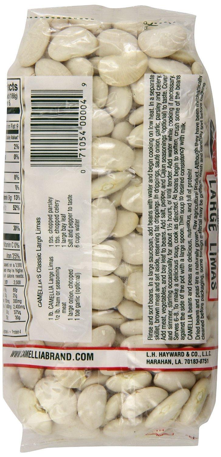 Camellia Brand Dry Large Lima Beans, 2 Pounds