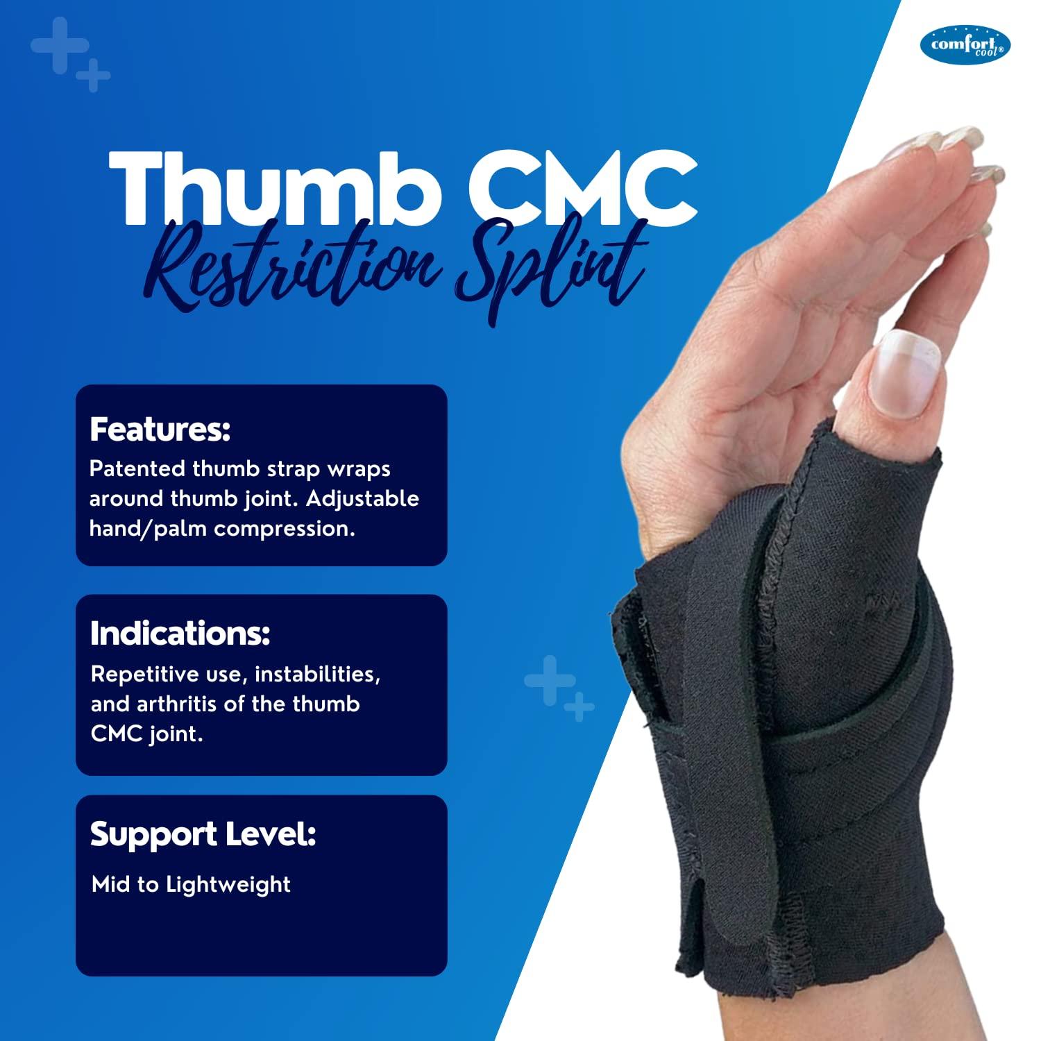 Comfort Cool Thumb CMC Restriction Splint Right Small Plus 6.57.25
