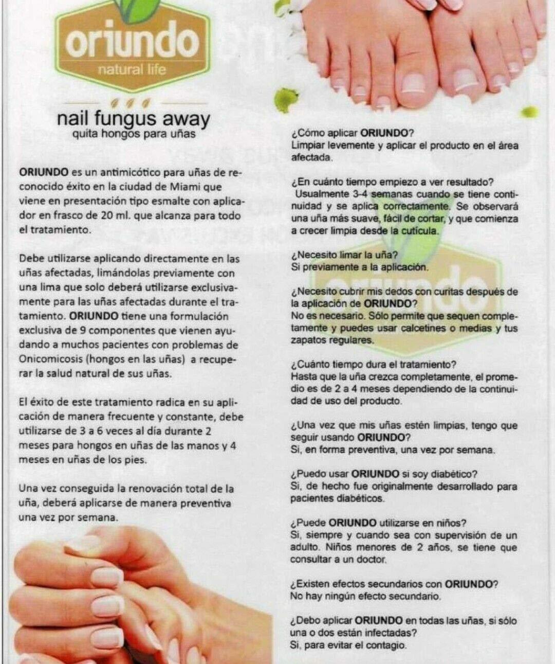 Oriundo Natural Life Nail Fungus Away Treatment Made in USA