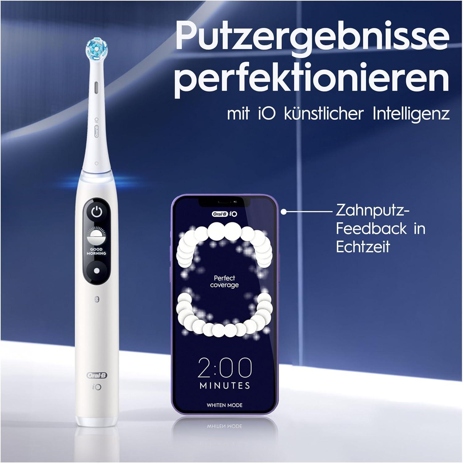 Oral-B io Series 6 Electric Toothbrush - 2 Brush Heads 5 Cleaning