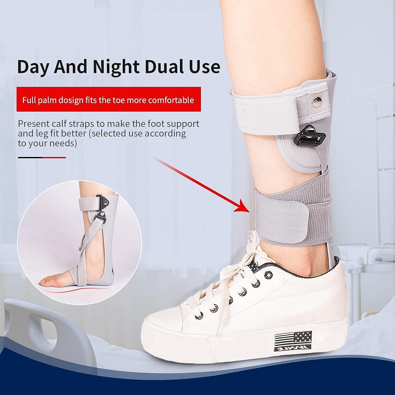 AFO Foot Drop Brace Medical Ankle Foot Orthosis Support Drop Foot Postural  Correction Brace (Small, LEFT)