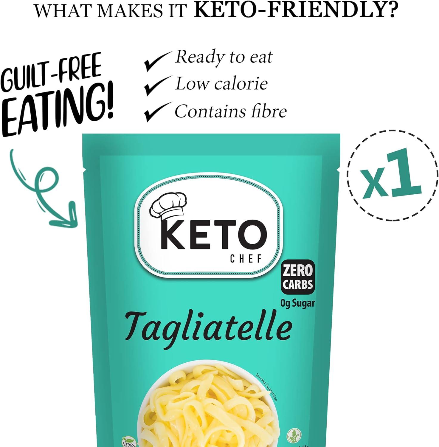 Keto Chef Free-from Konjac Tagliatelle - Vegan & Sugar Free