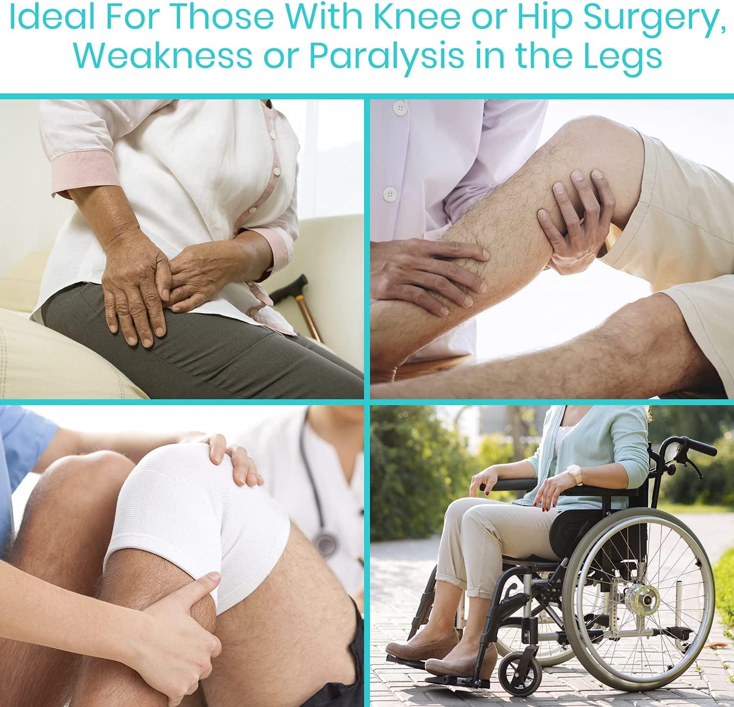 Vive Thigh Lifter Strap Pull Up Assistance Band for Leg Movement Transfer Device for Limited