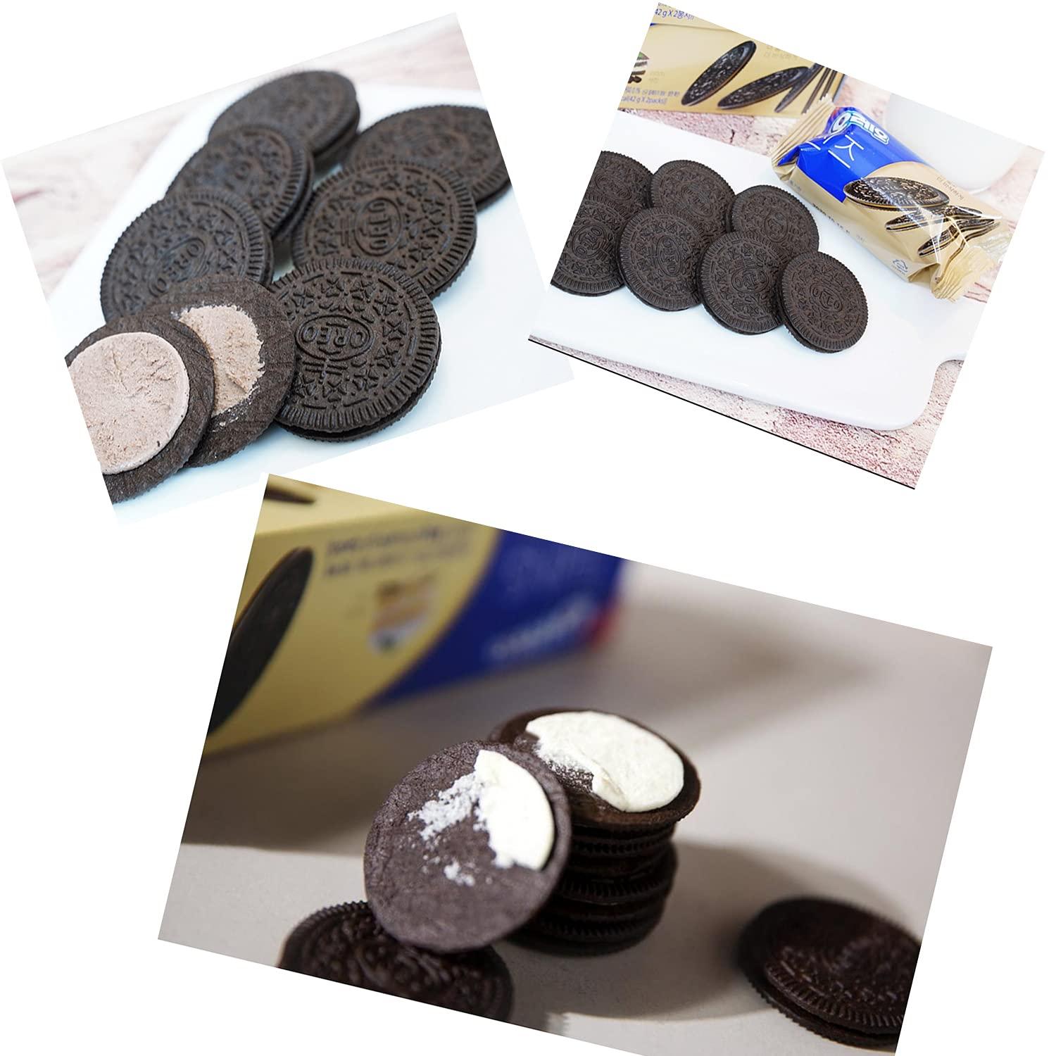 Korean Oreo Cookies Sandwich Crackers 4-Pack Variety - Limited Edition ...