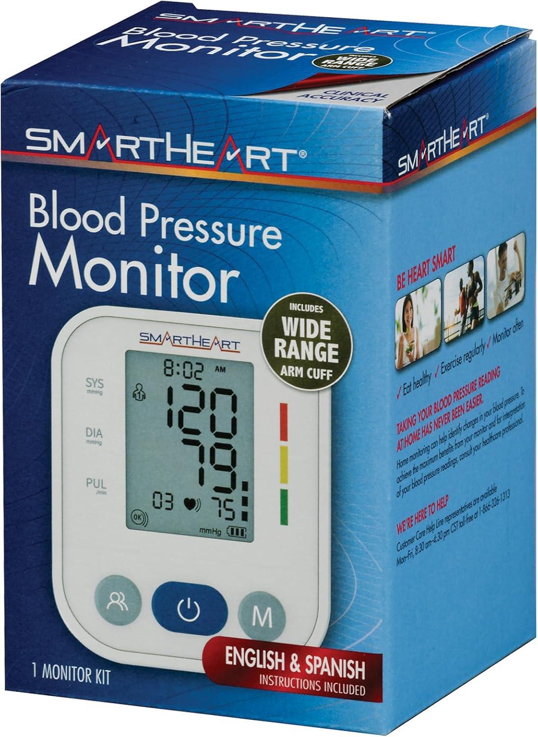 Smart Heart Smart Health Blood Pressure Monitor SmartHeart Premium