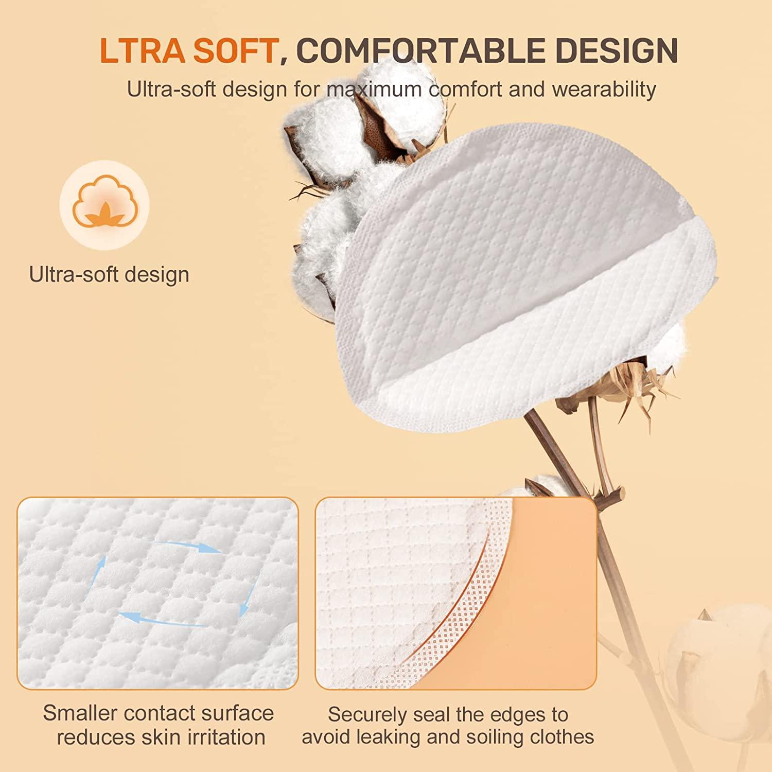 NCVI Disposable Nursing Breast Pads for Women Ultra Thin Breastfeeding