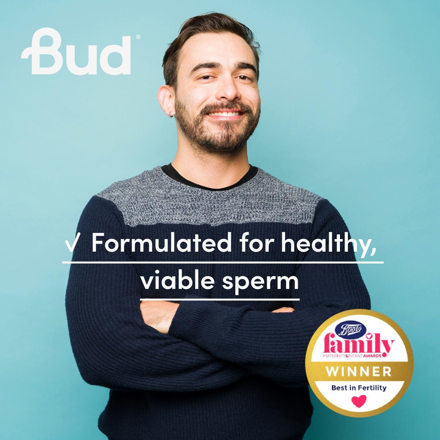 Bud Male Fertility Supplement Natural Fertility Vitamins for Men