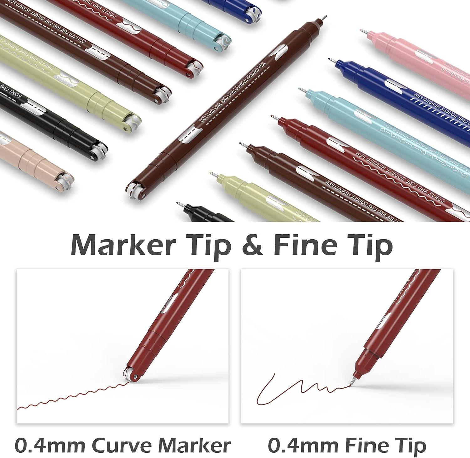 Scrapbook Art Markers, Color Draw Lines Pen, Marker Pen Scrapbook