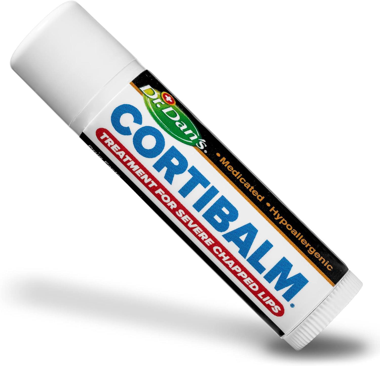 Dr. Dan's Cortibalm3 Pack for Dry Cracked Lips. Healing Lip Balm for