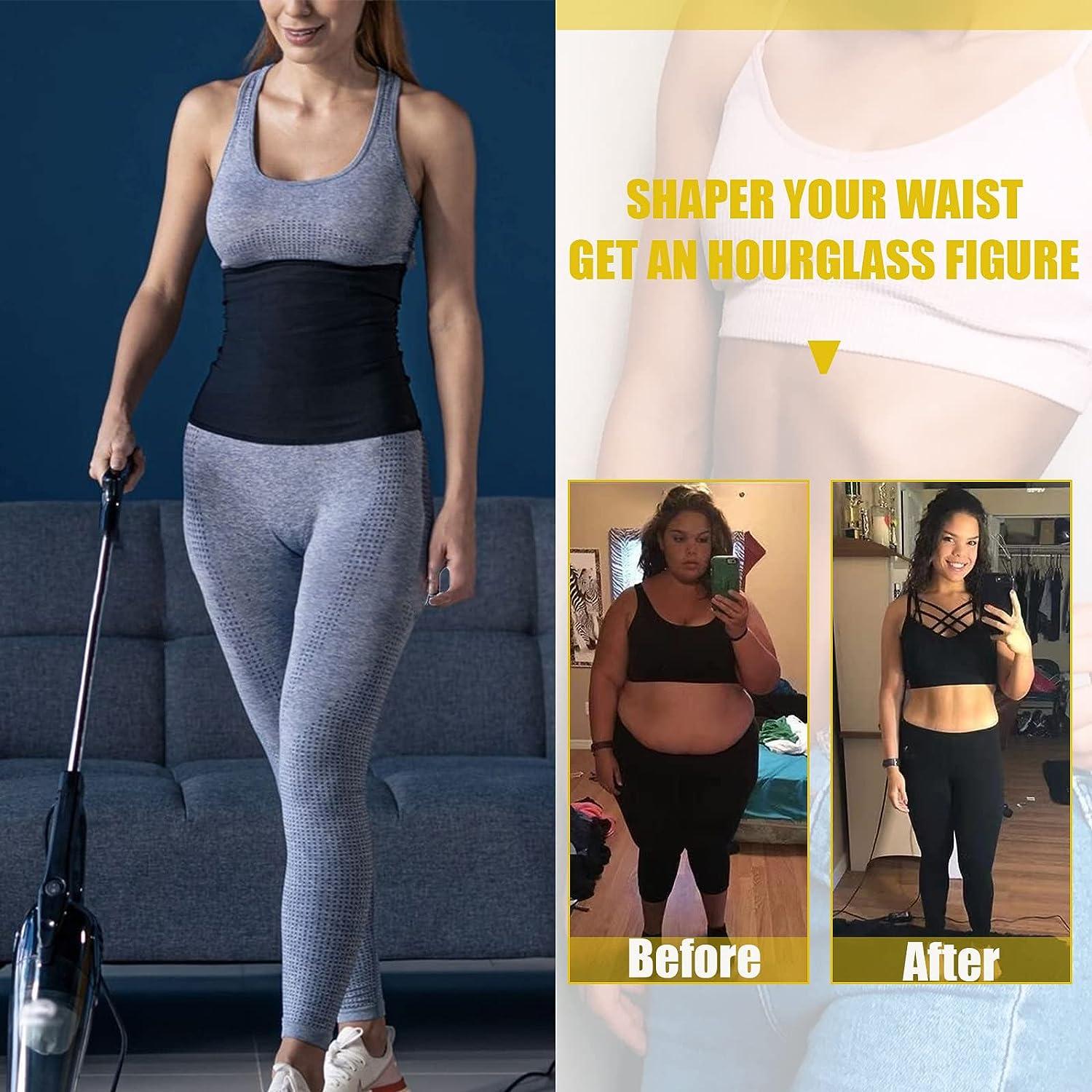 Sweat Waist Trimmer Sauna Belt For Women Workout Loss Belly Fat Plus Size