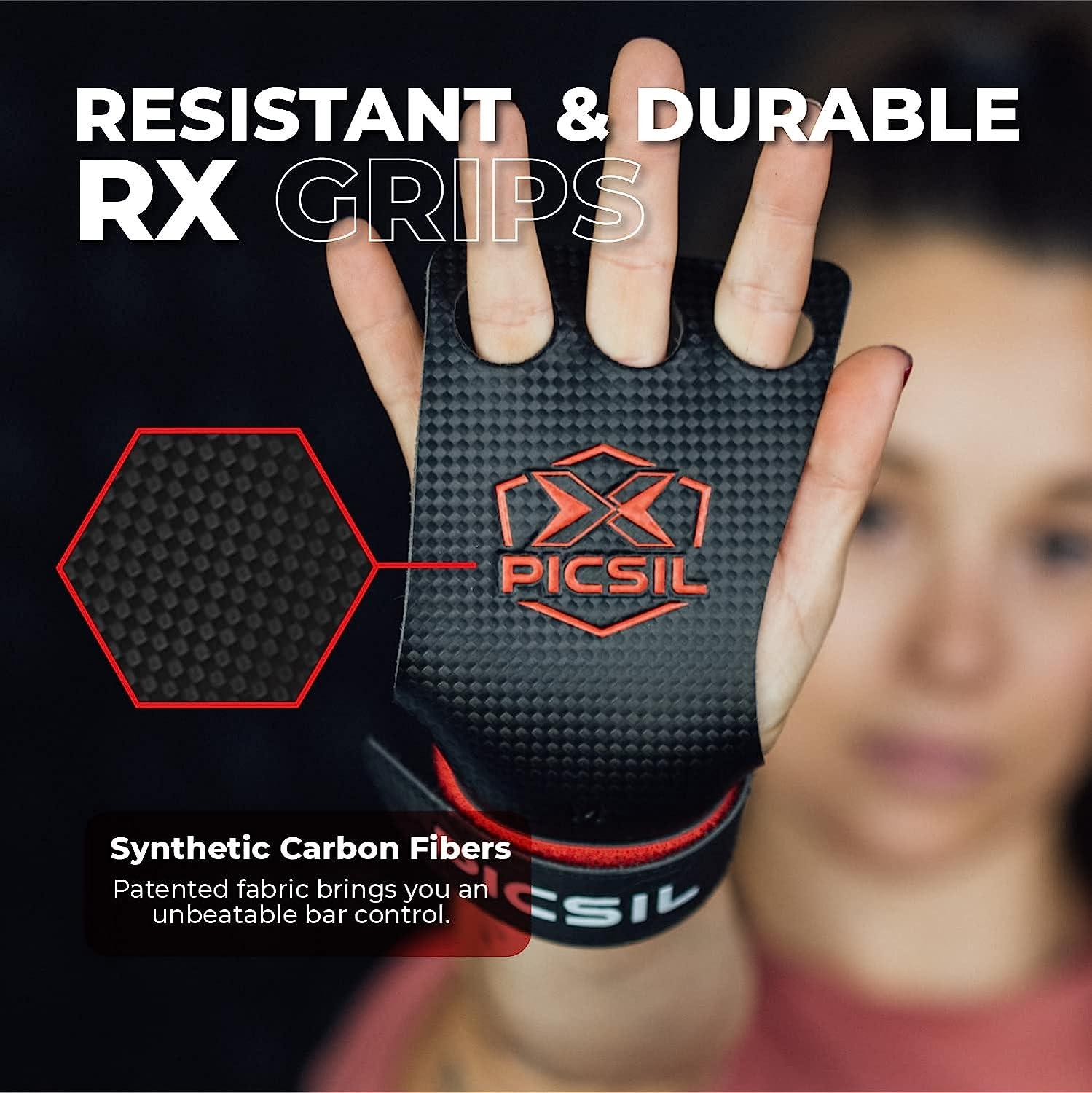 X PICSIL RX Grips 3 Holes, Hand Grips for Men, Hand Grips for Women, Pullup  Grips. RX, New line of, Hand Grips,Crossfit Gloves, Crossfit Grips,  Gymnastic Grips, Palm Grips, Pullup Grips. 