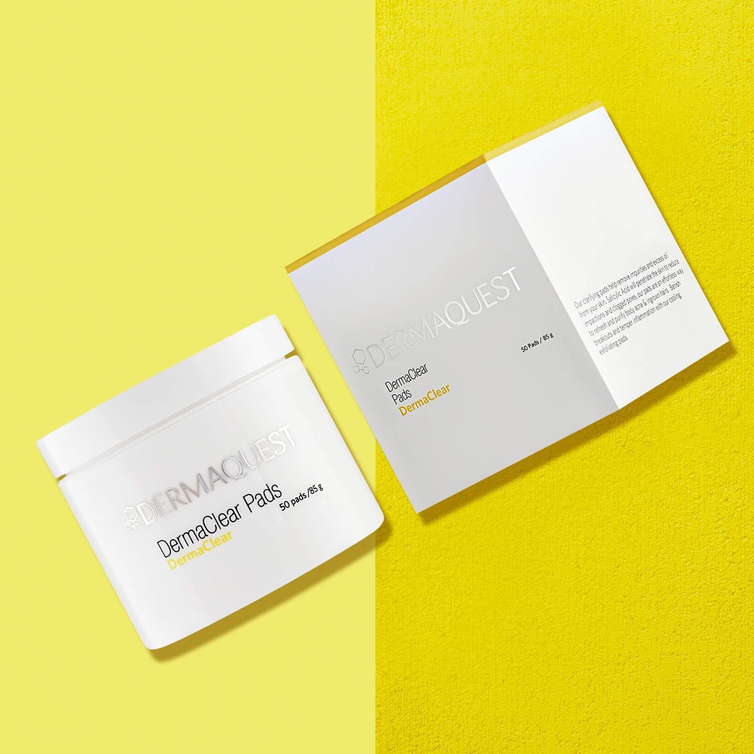 DermaQuest DermaClear Pads Salicylic Acid Acne Treatment For Adults