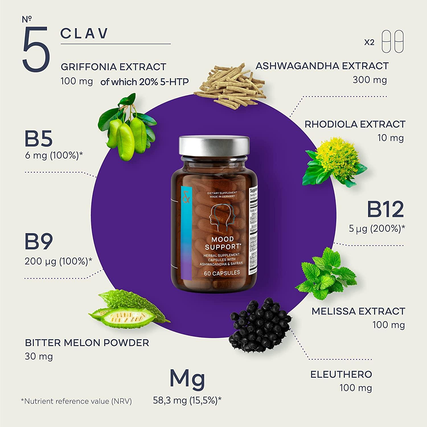 N5 Mood Support Supplement Natural Depression & Anxiety Relief