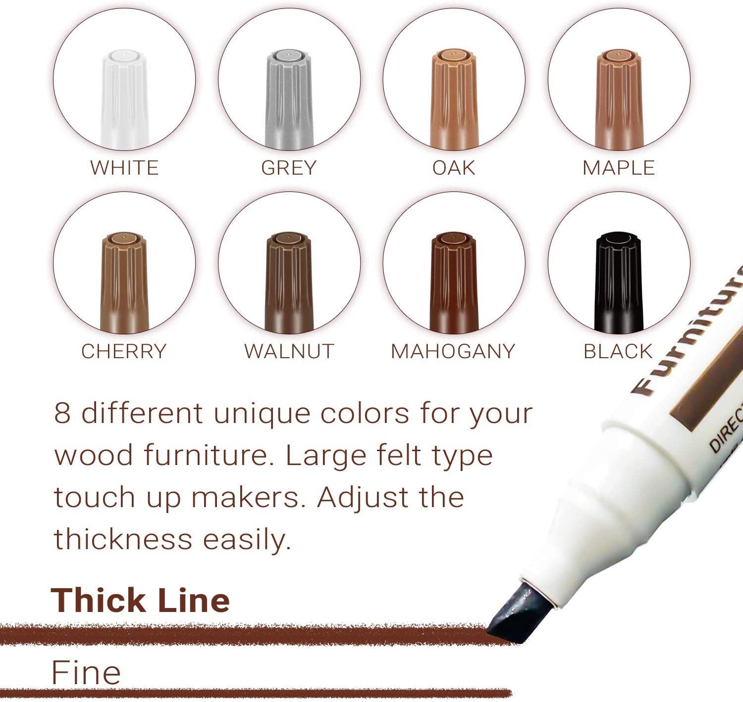 Procest 17 Piece Set of Furniture Markers Touch Up, Wood Furniture