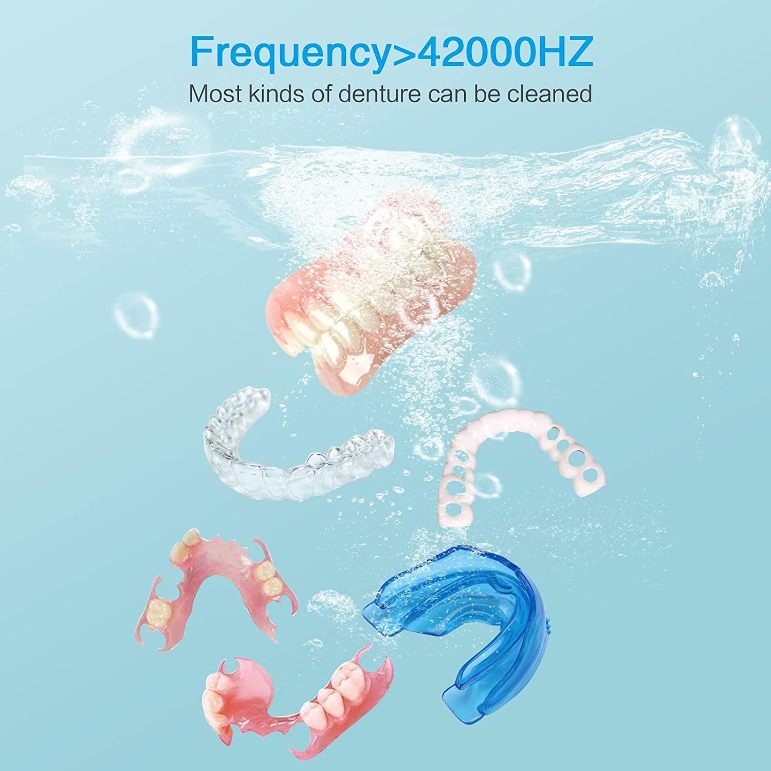 Voraiya Ultrasonic UV Cleaner for Dental Appliances & Jewelry Dentures, Aligners, Retainers