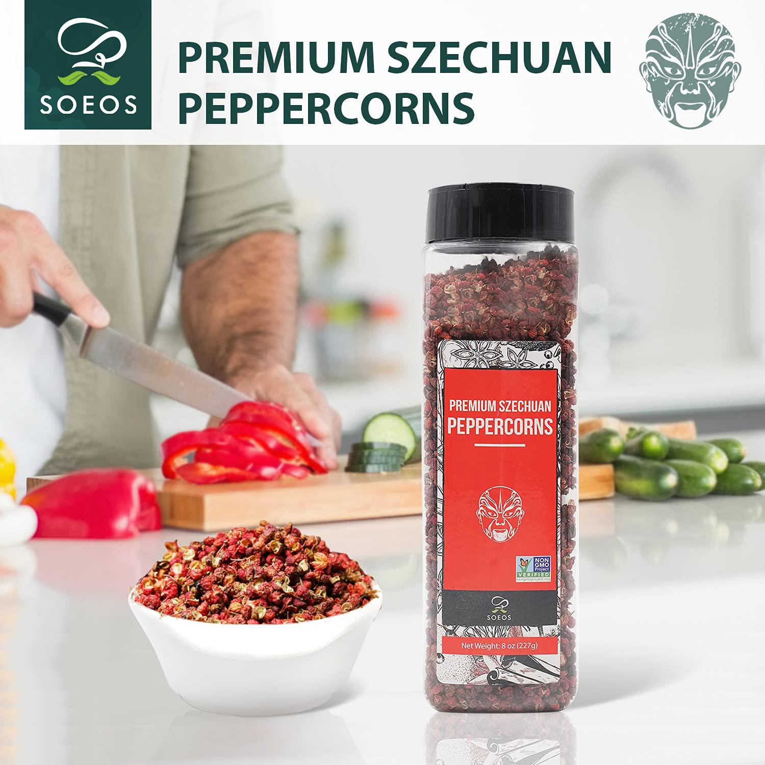 Soeos sichuan peppercorns 8oz (227g), Szechuan peppercorn , Grade A