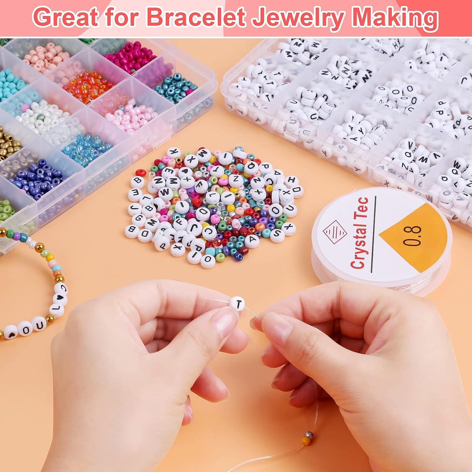 4000pcs/box 2mm Seed Beads Small Beads for Jewelry Making Cute Beads for  Bracelets Necklace