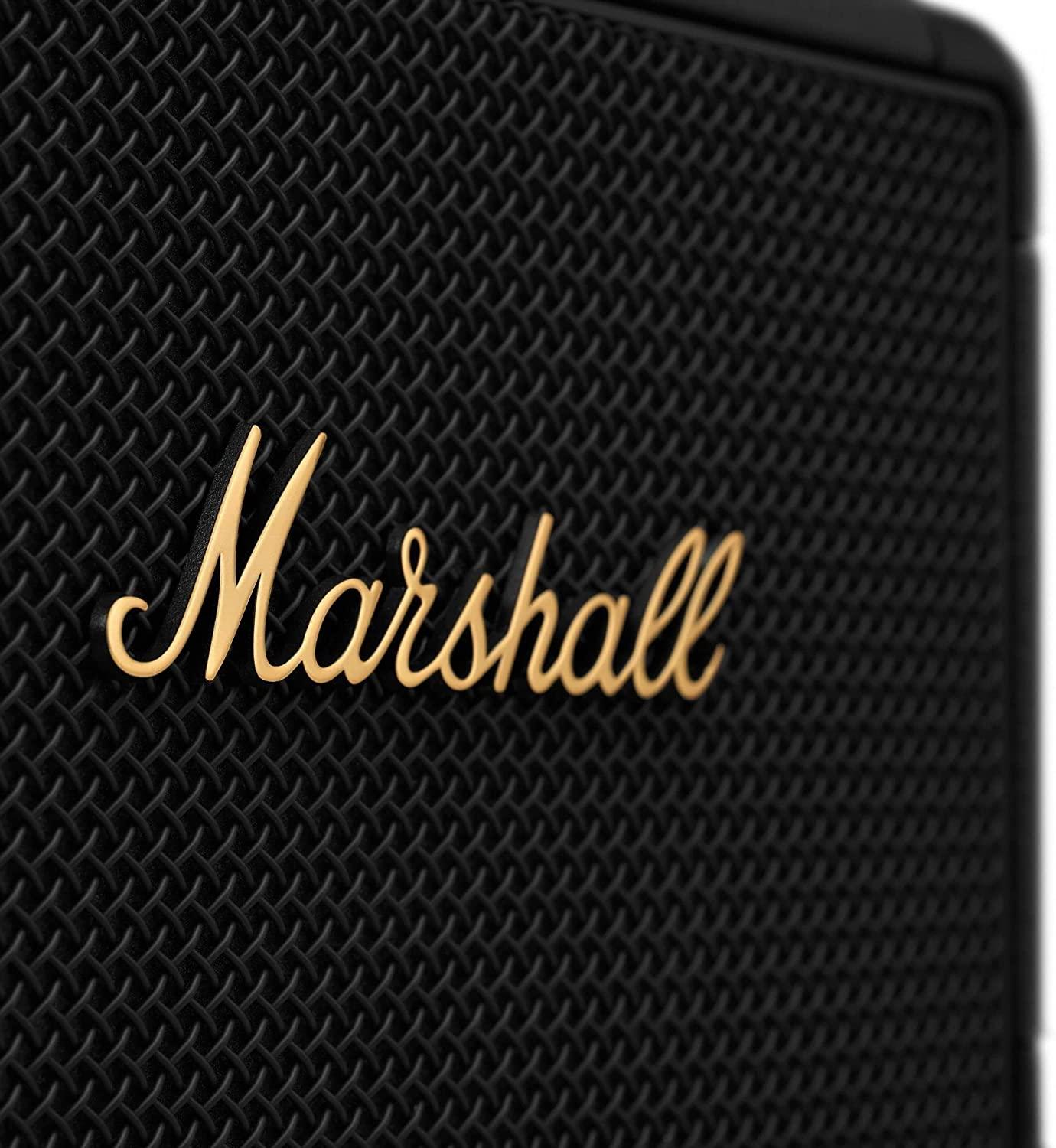 Portable Brass and & Speaker Black Marshall Black Kilburn Brass Bluetooth II - Speaker