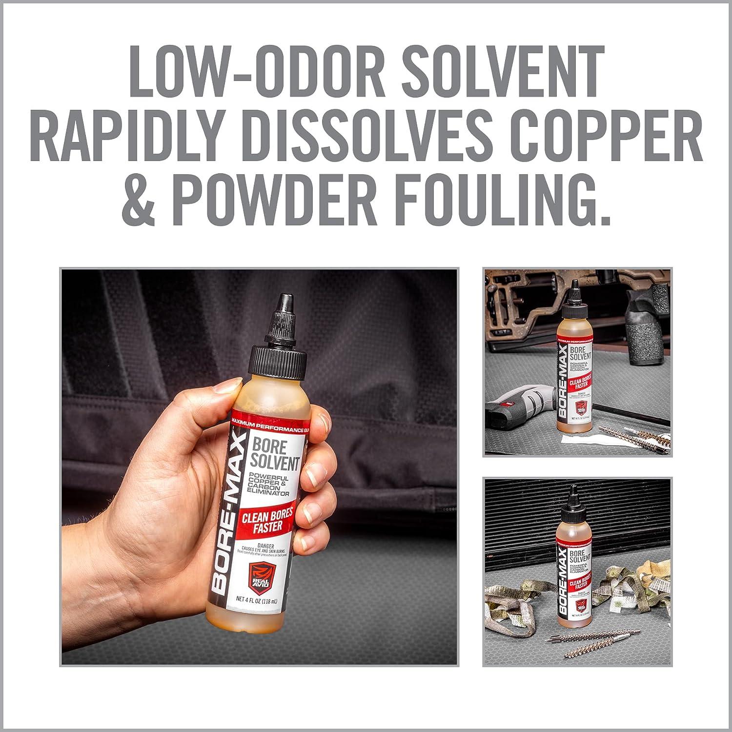 Real Avid Gun Cleaning Solvent 4oz Bottle, Bore Cleaner Gun Cleaning