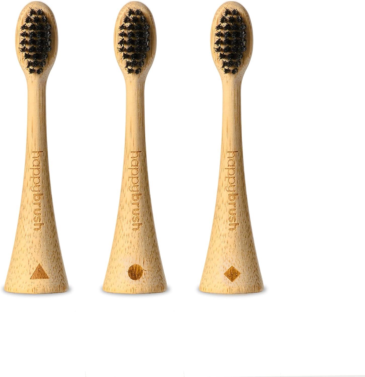 Happybrush Sustainable Bamboo Electric Toothbrush - ECO Vibe 3 for ...