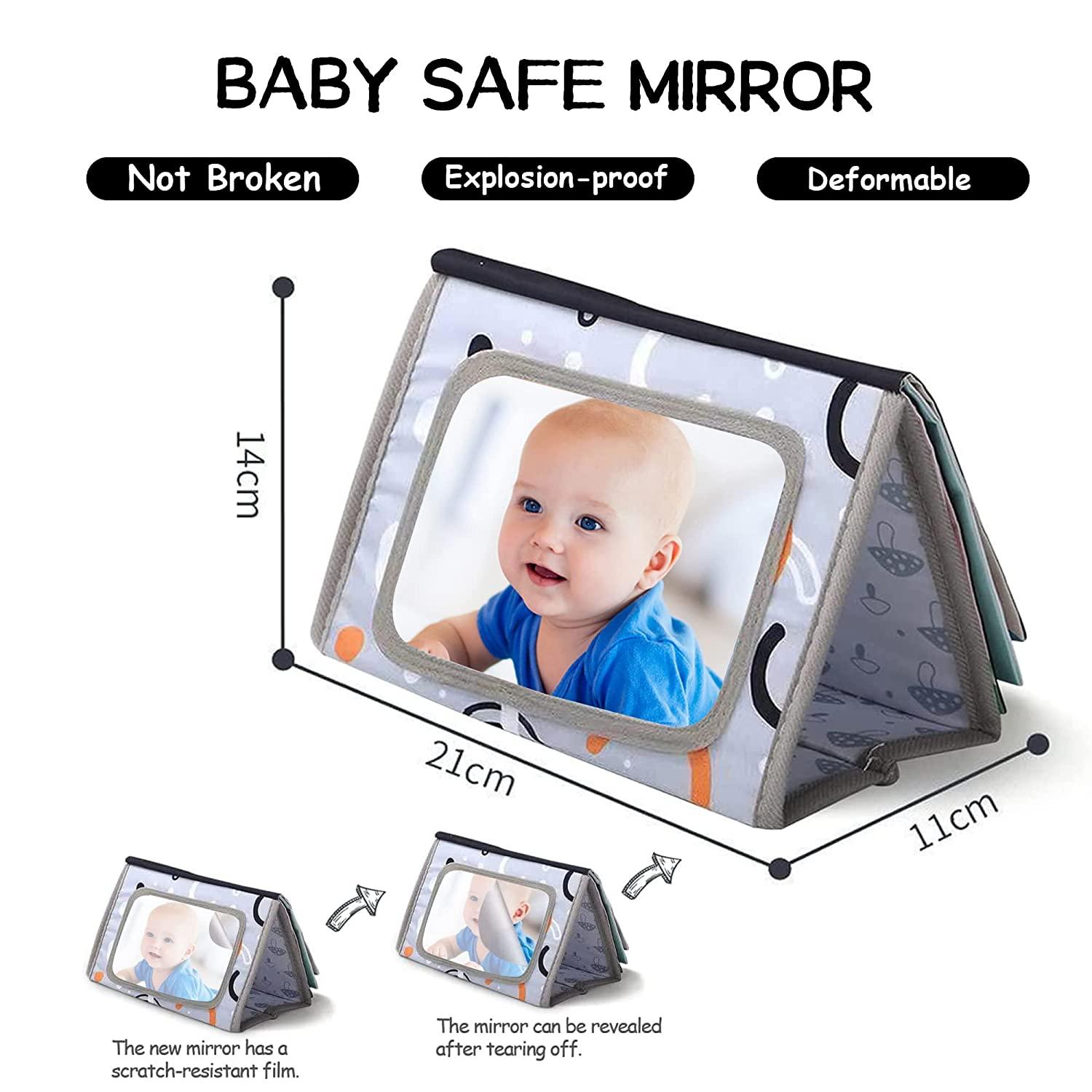 Baby Mirror Toys for Tummy Time,Newborn,Infant 034612 Months Old