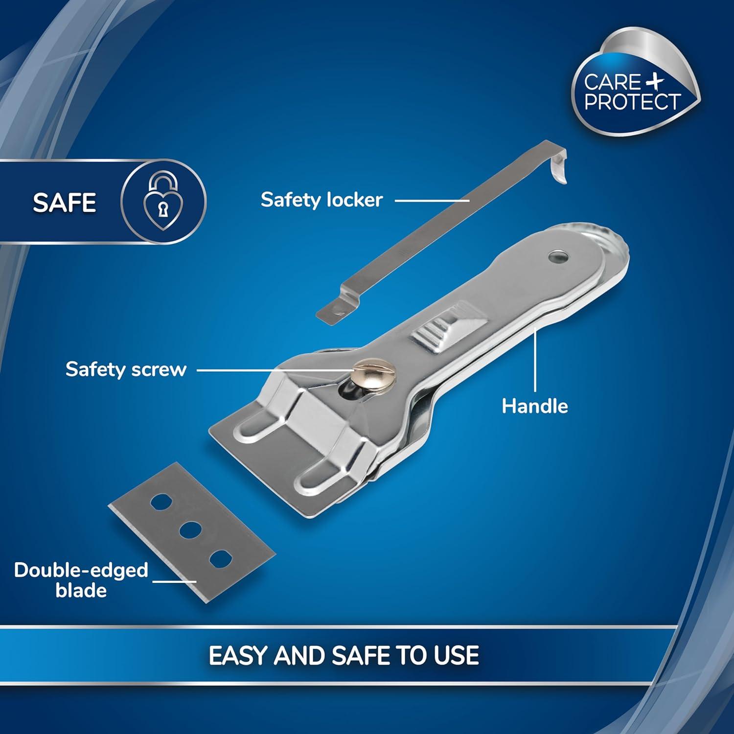 CARE + PROTECT Cleaning Scraper for Glass Ceramic and Induction Hobs No