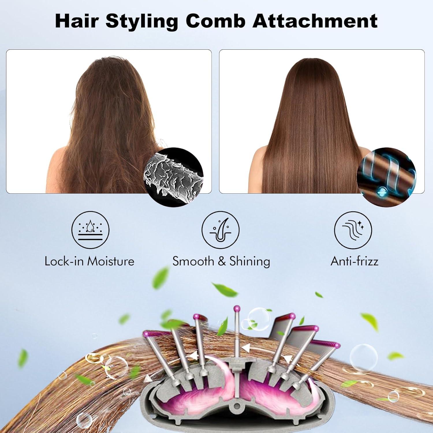 Smoothing Brush Dyson Airwrap Frizz Wavy Hair Frizz Hair Brush