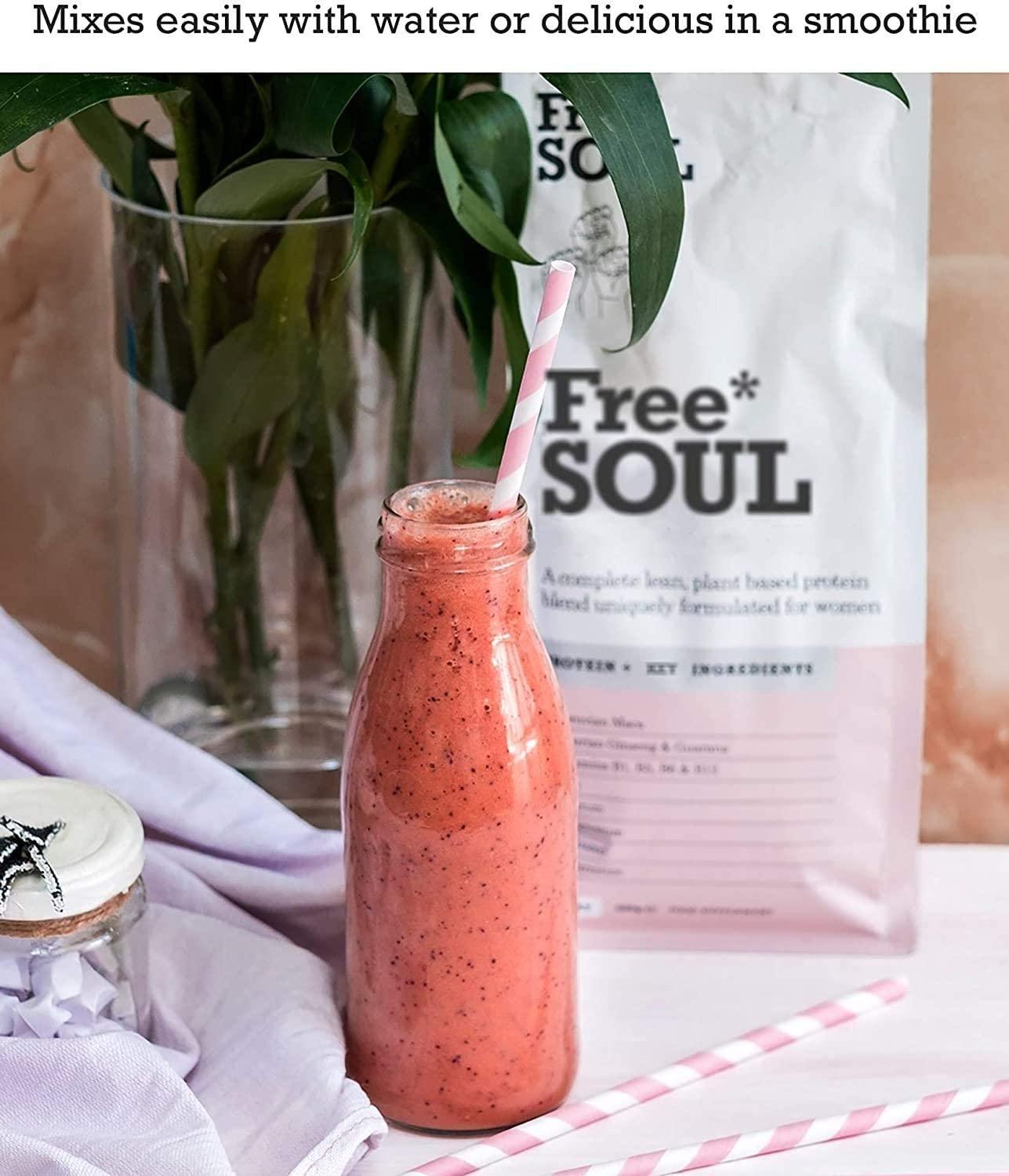 Free Soul Vegan | Formulated For Women | 600g | 20g Protein With Added Nutrients | Gluten & Soy Free Plant-Based Nutrition Shake | Pea & Hemp Isolate - View #8