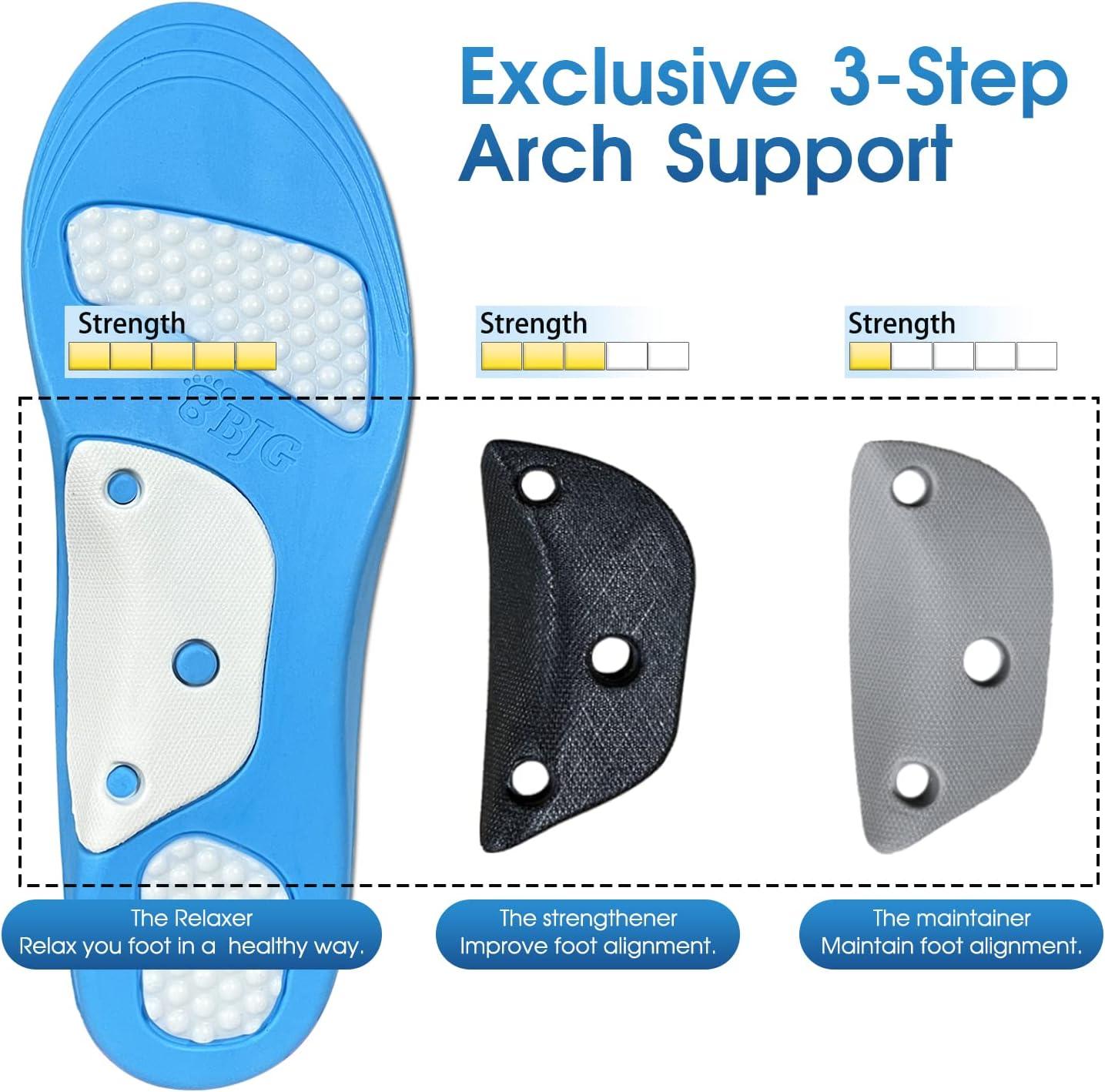 Flat Foot Insoles For Men Samurai Insoles Instant Relief Orthotics