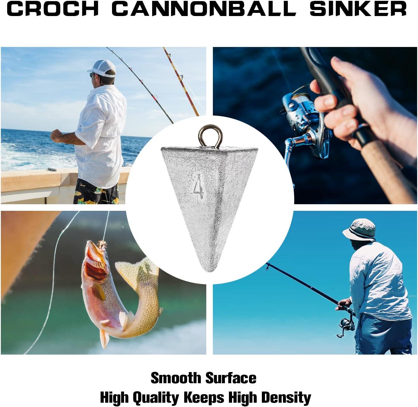 Croch Cannonball Sinkers, Fishing Sinkers and Weights for