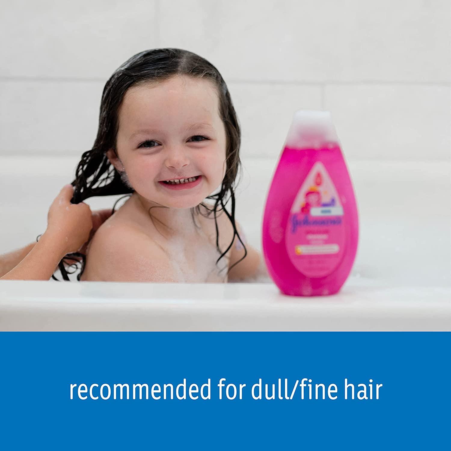 Johnson's Baby Shiny Soft TearFree Kids' Shampoo with Argan Oil Silk