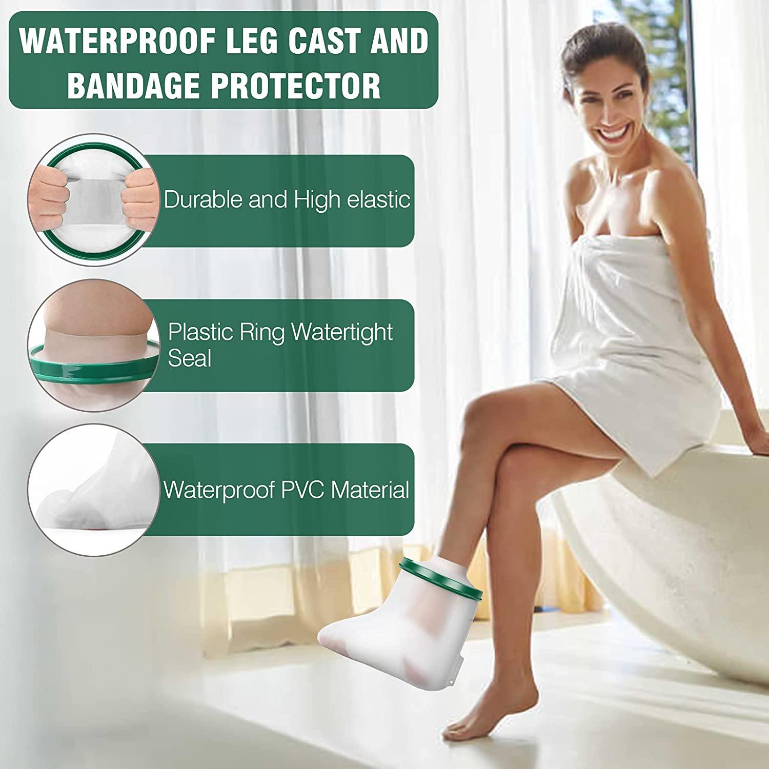 Waterproof Foot Cover for Shower Adult Shower Boot Cover Foot Protector