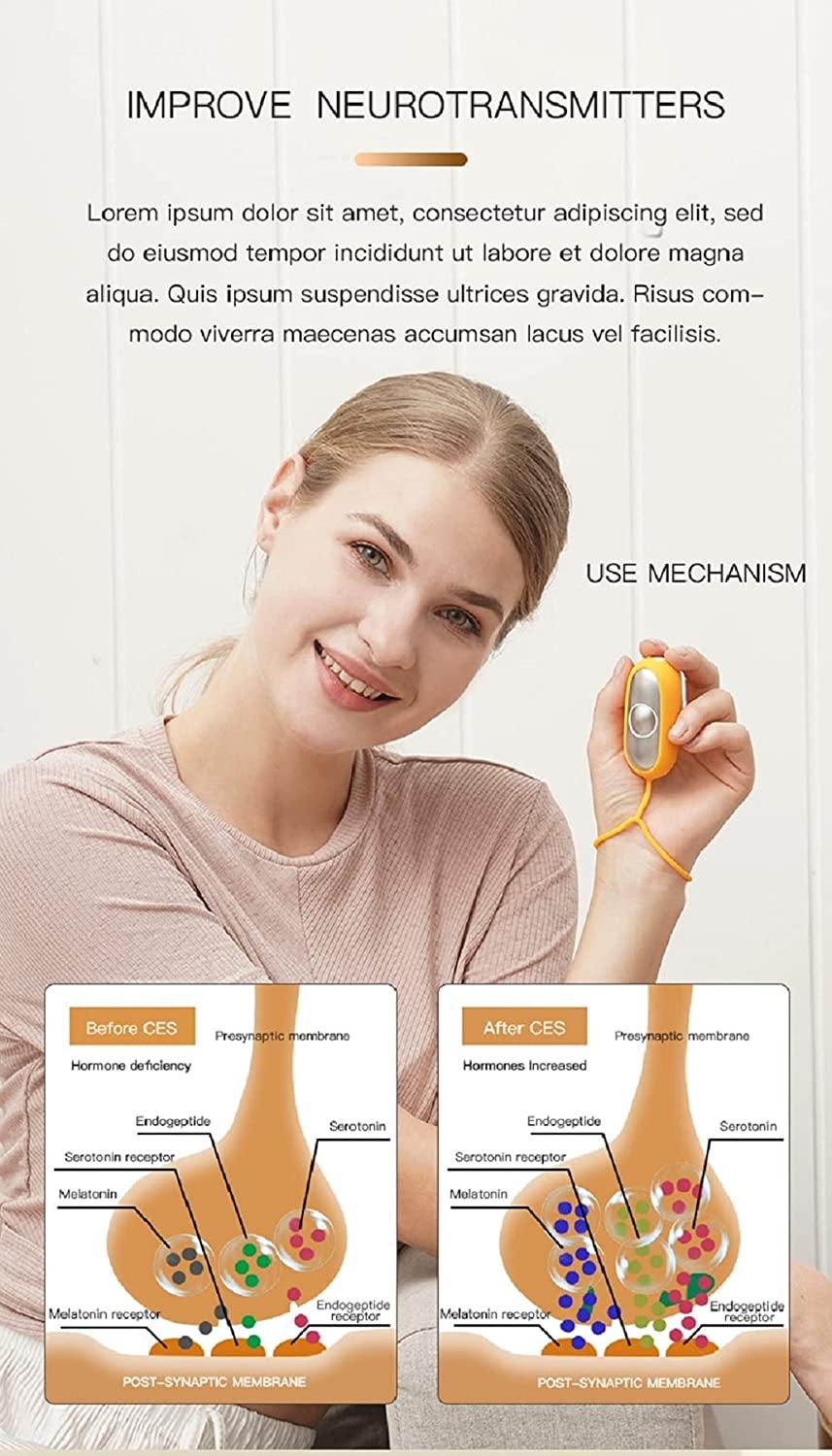 Handheld Ergonomic Sleep Aid Device for Fast Asleep & Anxiety Relief