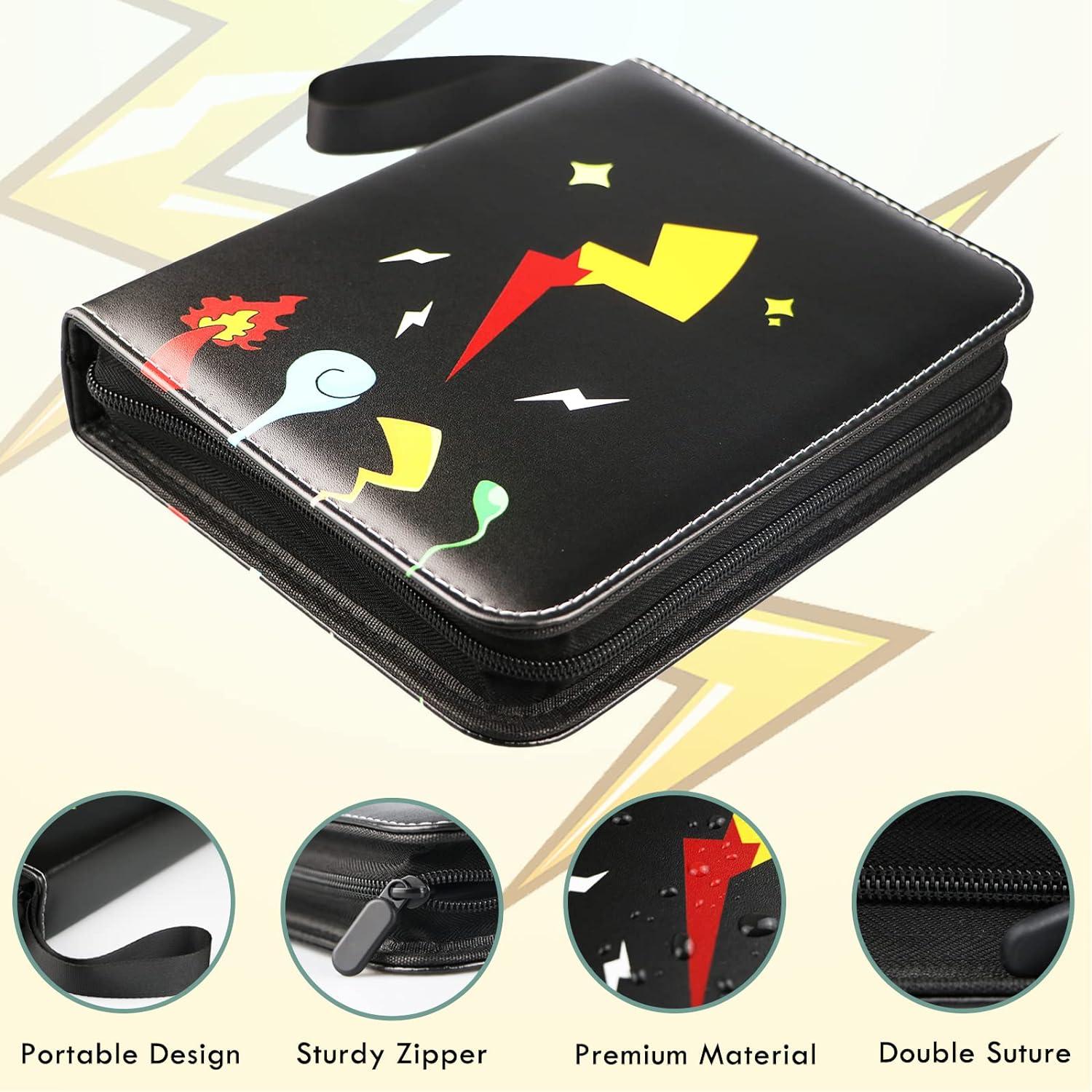 Anyando Card Binder for Pokemon Cards with Sleeves Card Holder