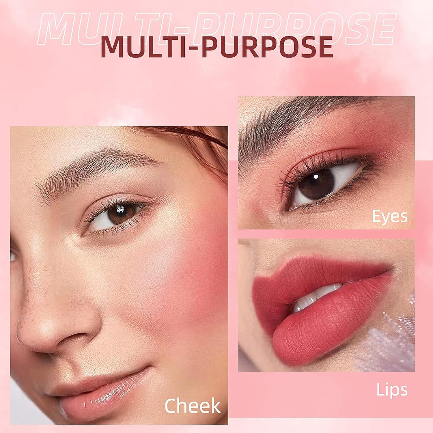 3 Colors Liquid Blush Face Cream Blush Makeup Weightless LongLasting Natural Matte Finish