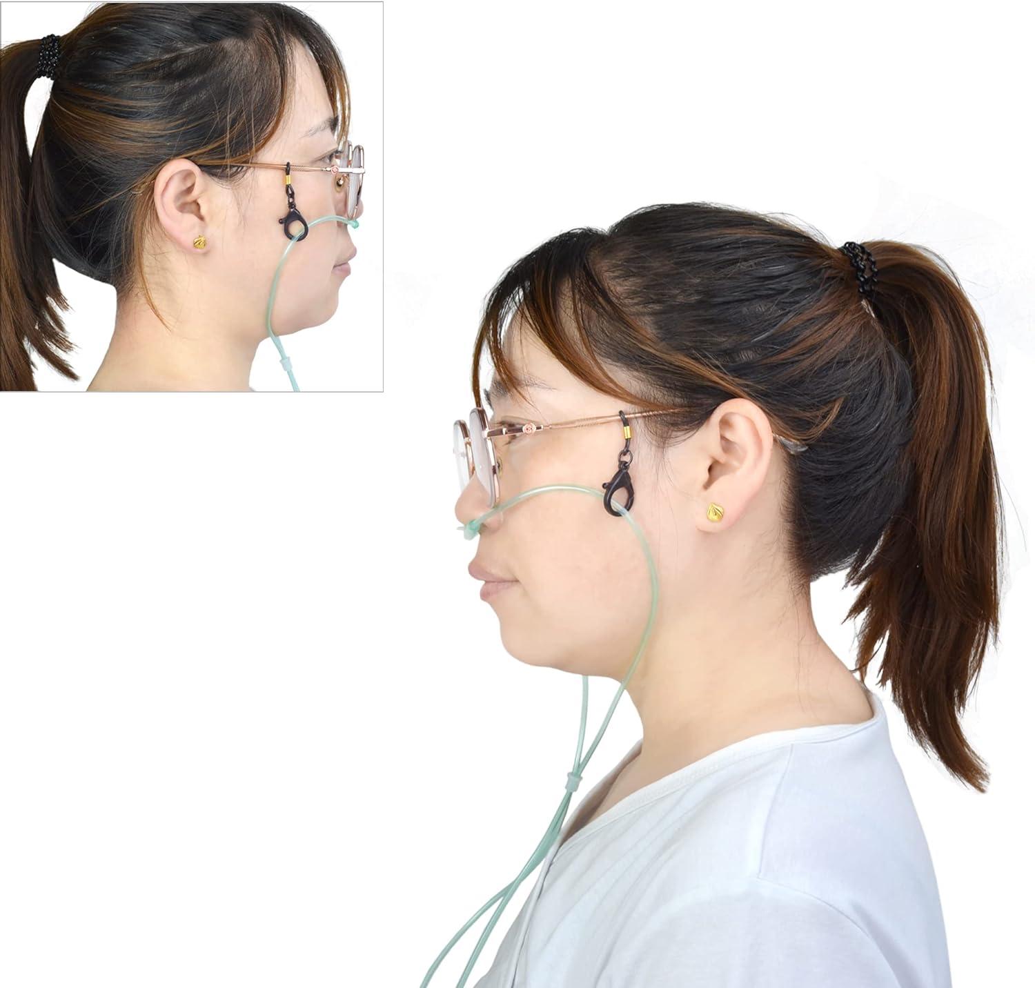 10 Pack Oxygen Tube Clips for Glasses Nasal Oxygen Cannula Ear