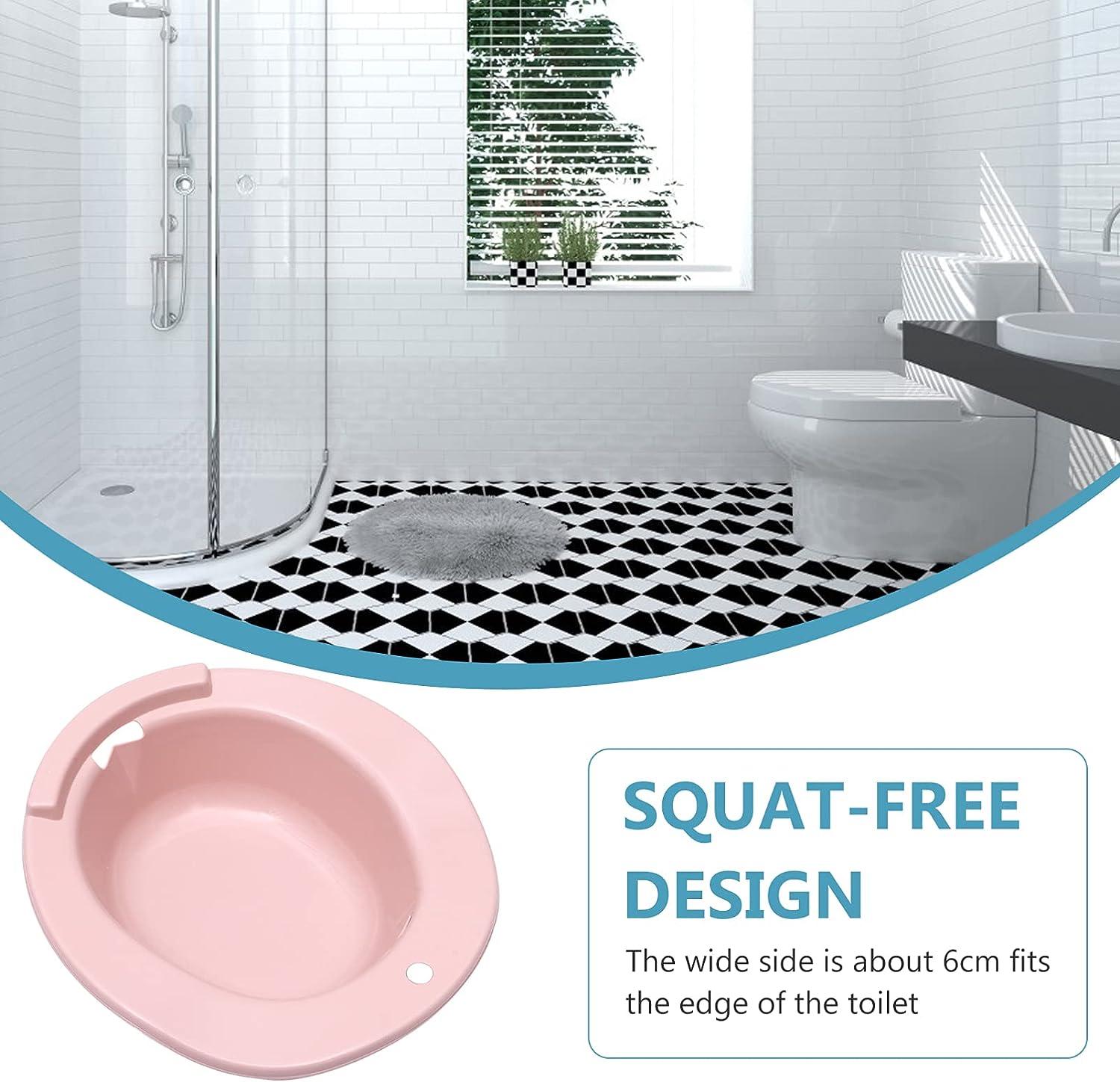 EXCEART Postpartum Care Basin Portable Bidet Sitz Sitz Bath for Toilet