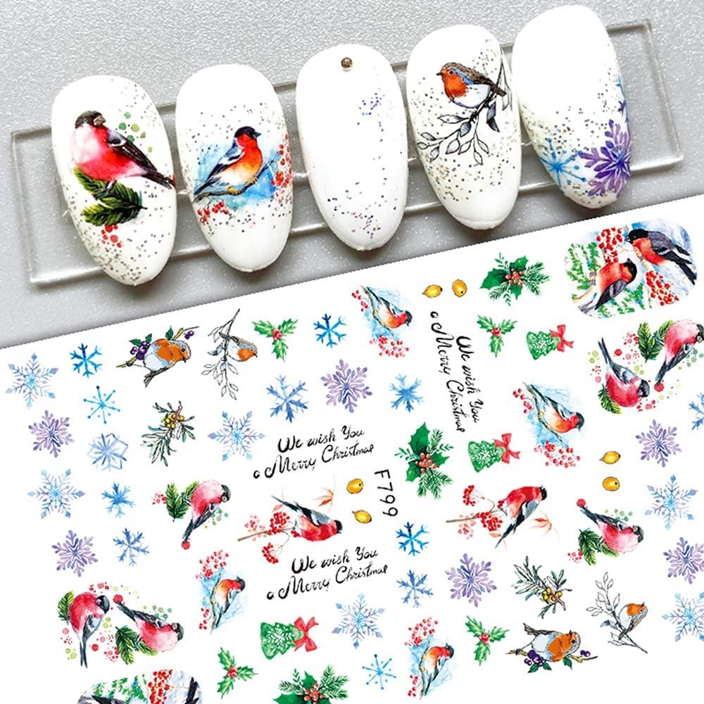 KADS Nagelkunst Stempelplatte CH004 – Weihnachtsmotive (Elch, Schneemann, Glocke, Ballon, Tannenbaum)