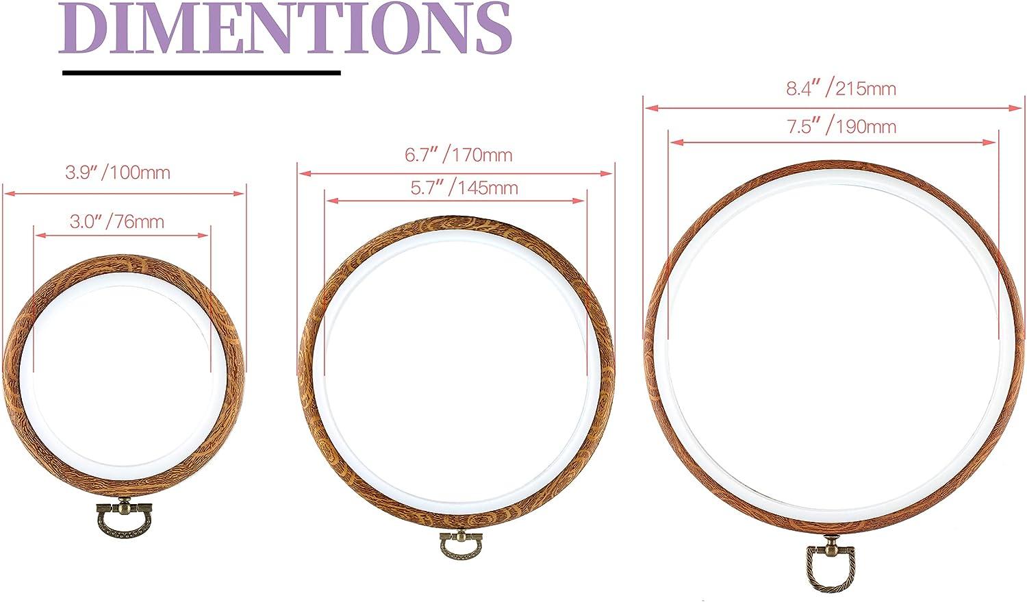 Buy pmw- Embroidered Hoop Ring Frame size 8 Online at Best Prices in India  - JioMart.