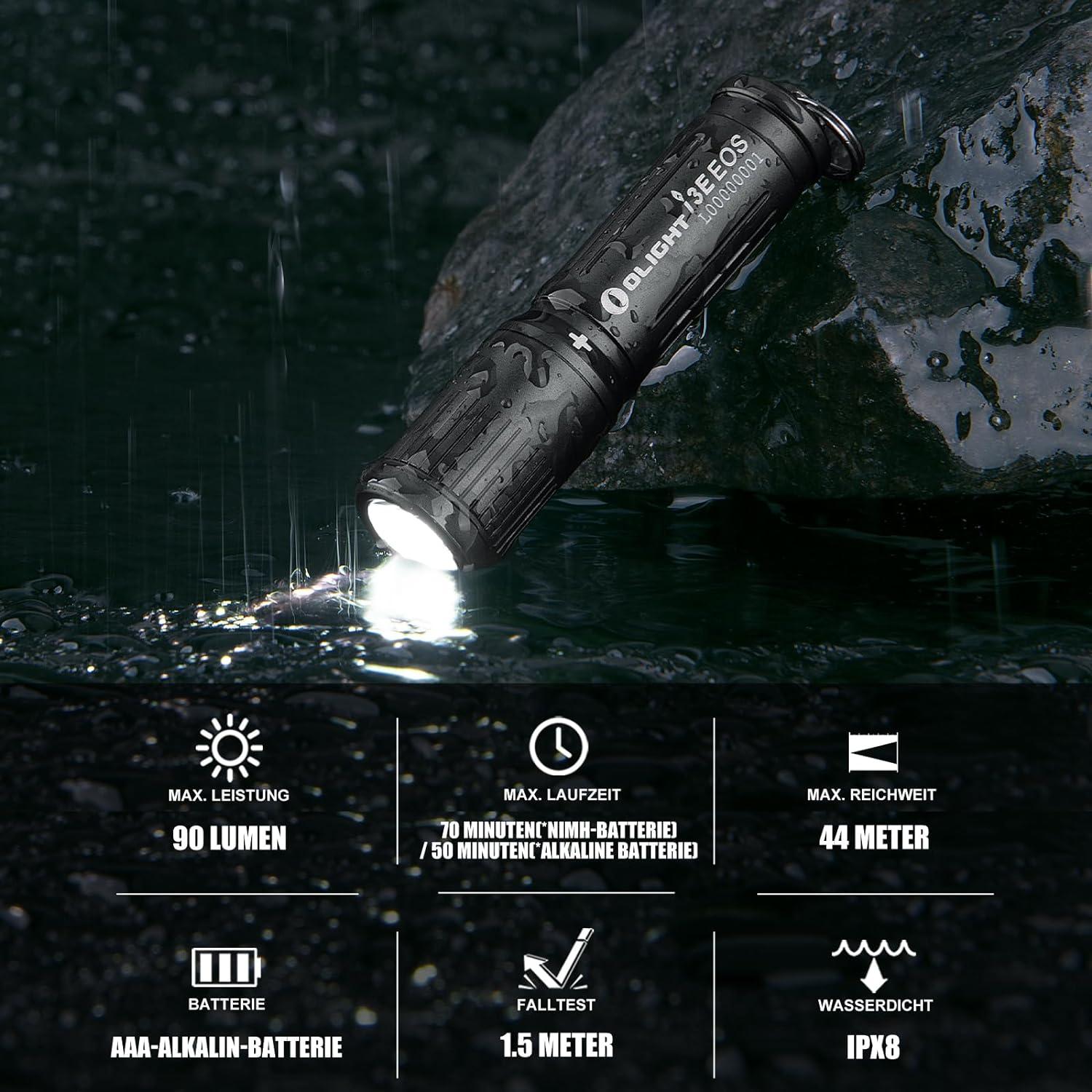 Lampe De Poche Porte-clés Olight I3E EOS Blister - Violet | Marque