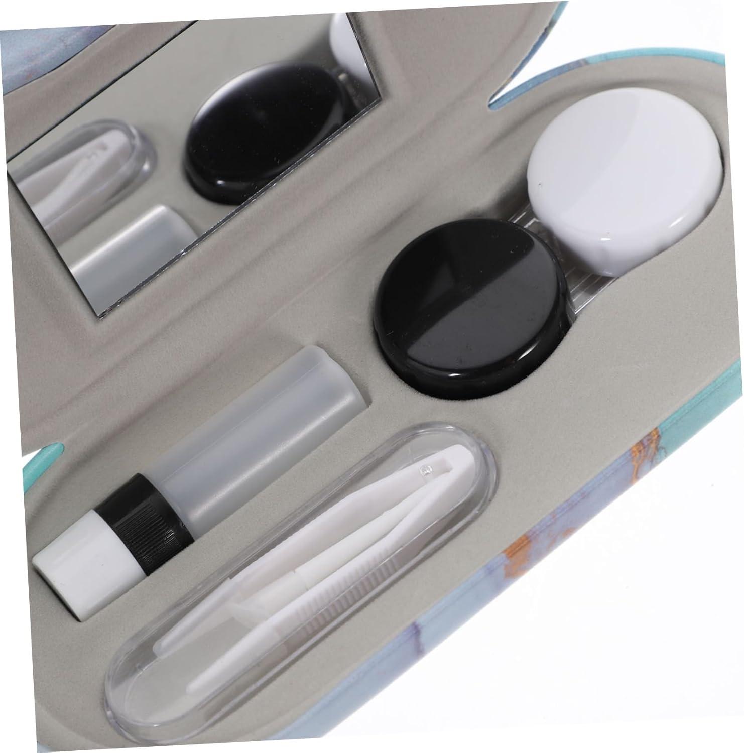 Homsfou Double-Layer Glasses Case - 2-in-1 Protective Case for Glasses ...