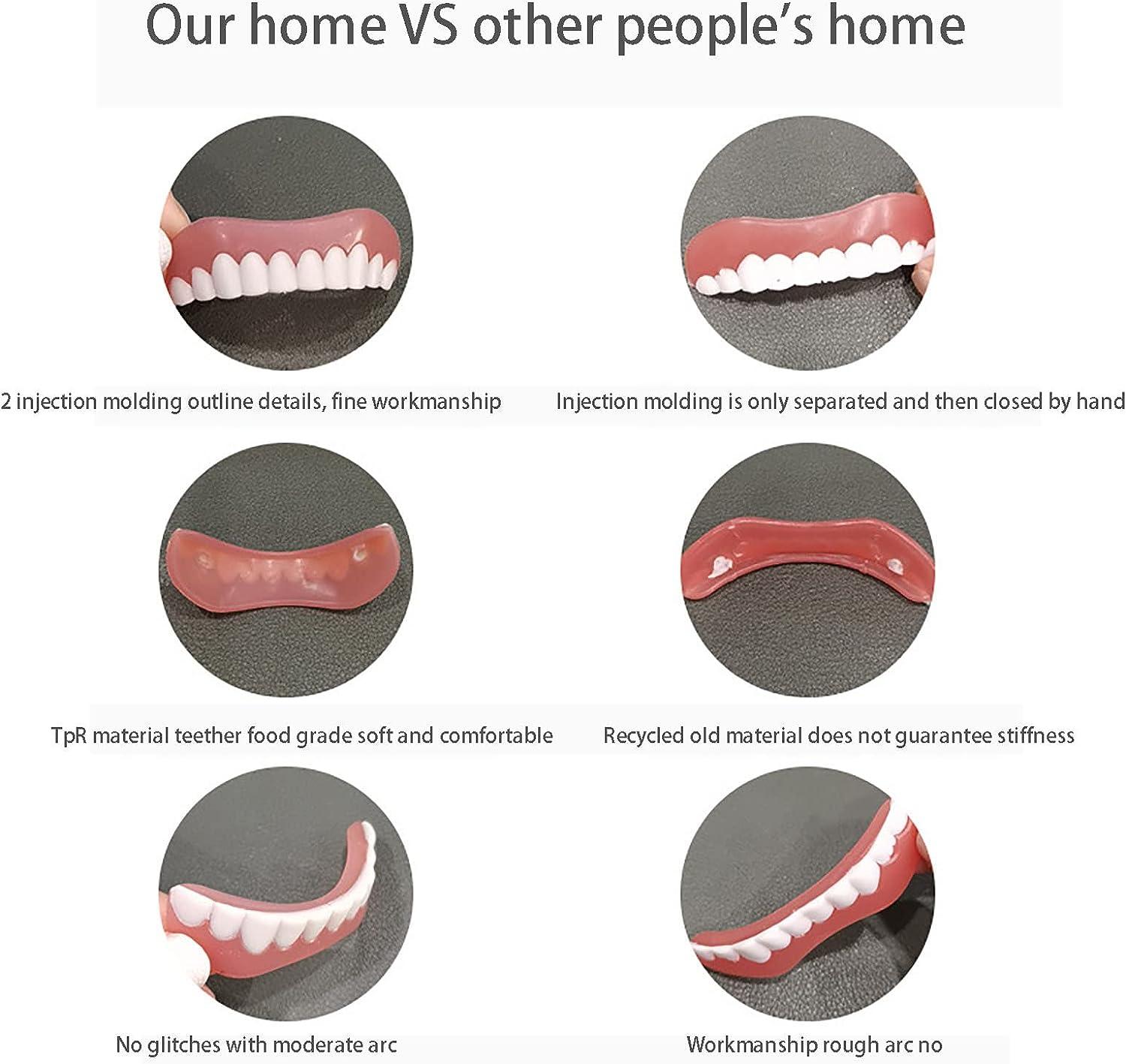 CAILING 1 Set Instant Veneers Dentures, Do It Yourself Tooth Filling for Snap Covering Missing
