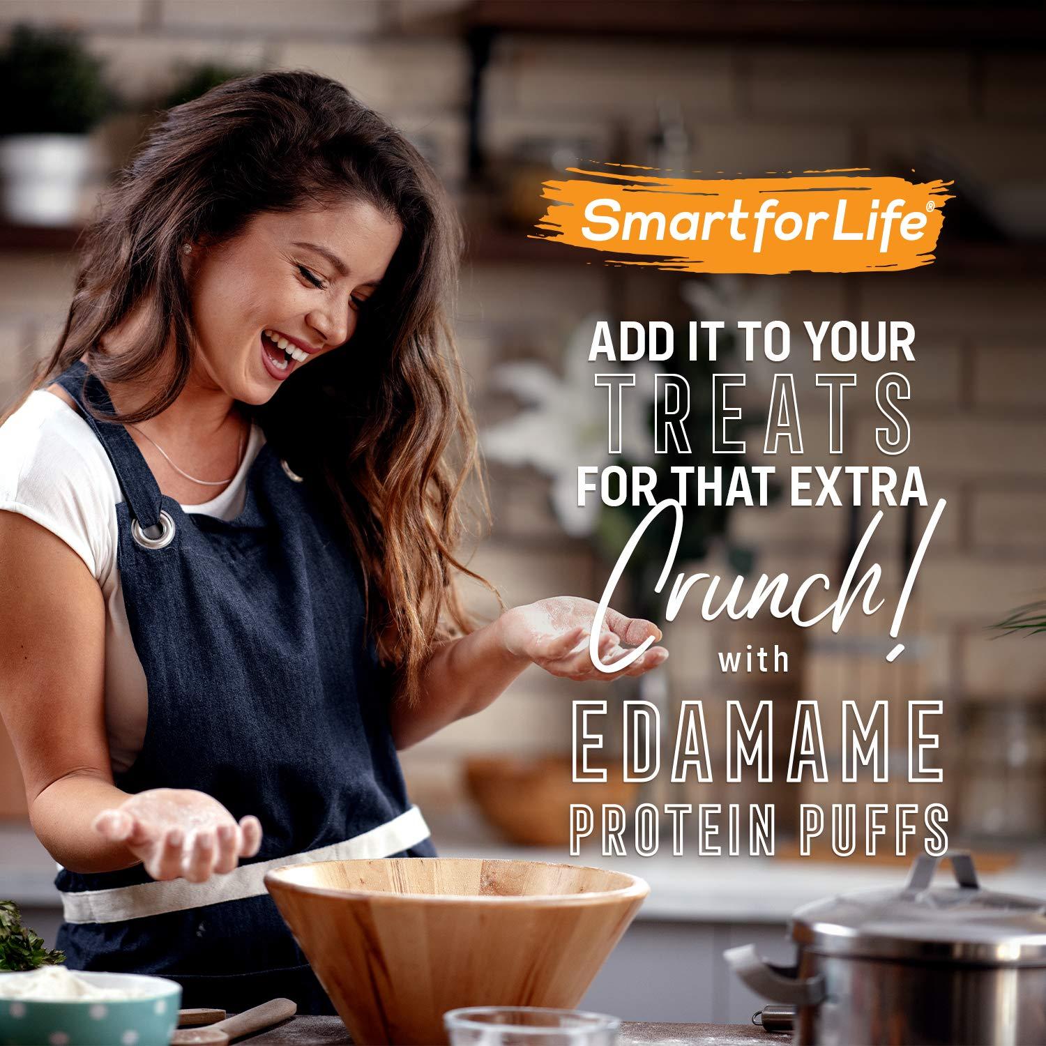 Smart for Life Soy Protein Puffs from Edamame High Protein Zero Sugar