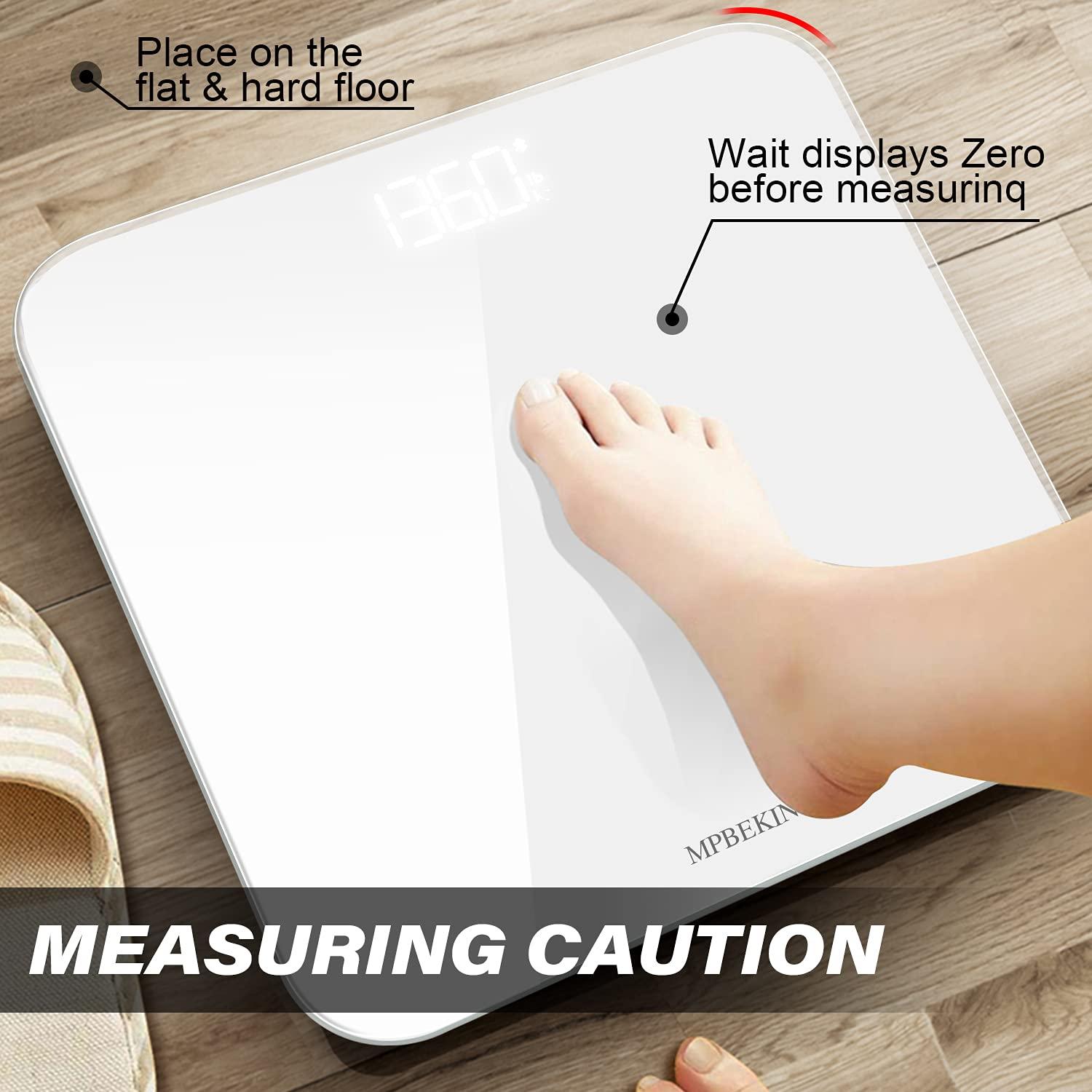 Bathroom Scale Floor Body Scales Digital Body Weight Scale LCD