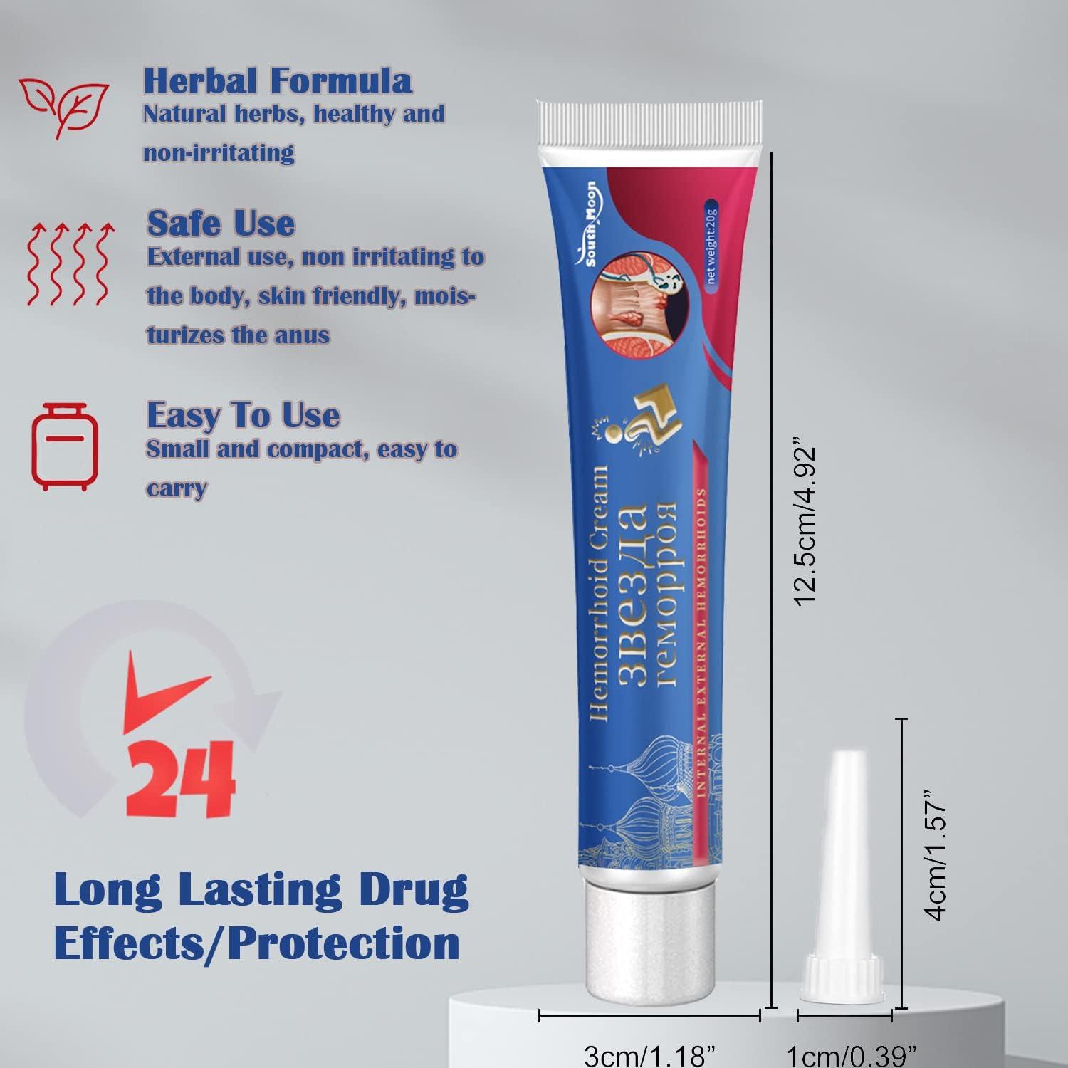 getbear Hemorrhoidal Ointment with Applicator Natural Hemorrhoid Cream 20g