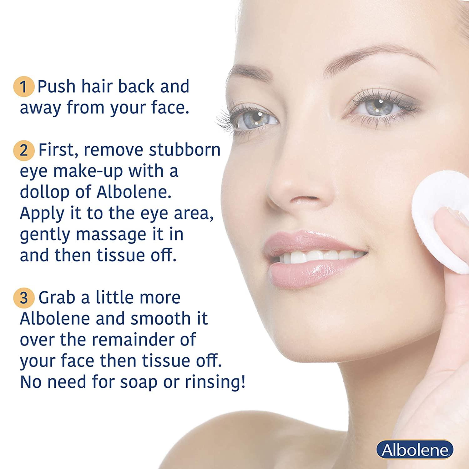 Albolene Face Moisturizer and Makeup Remover, Facial Cleanser and