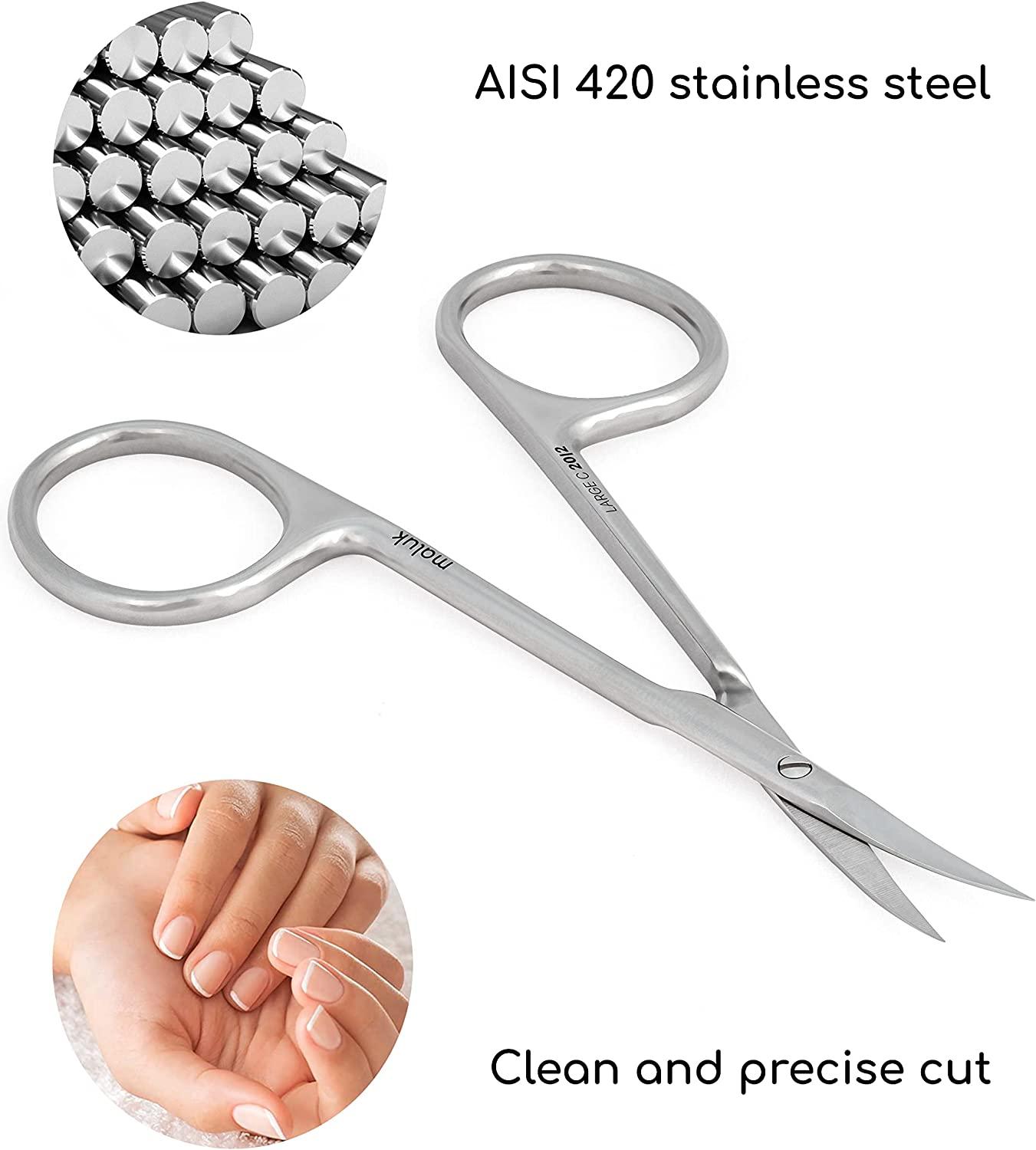 Professional Cuticle Scissors Maluk Medium