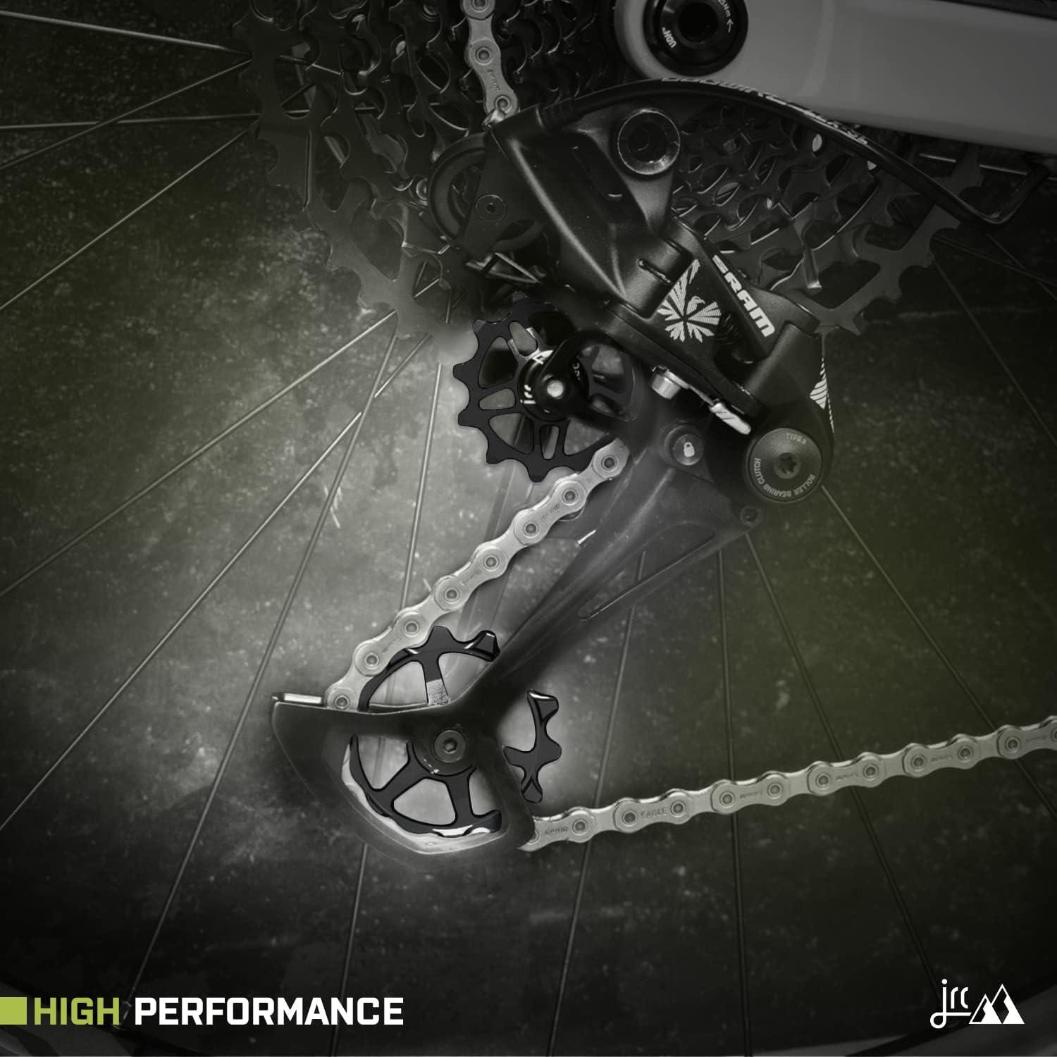 JRC Components Ceramic Derailleur Pulley Wheel Pair of 14&12T Jockey